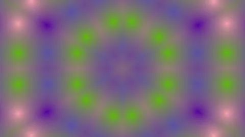 An abstract kaleidoscopic pattern with a central hexagonal design, showcasi.. Stock Footage 305365695