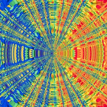 An abstract kaleidoscopic pattern design for any type of background printing  Stock Illustration