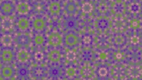 An abstract kaleidoscopic pattern with a floral-like design, showcasing pur.. Stock Footage 305365915