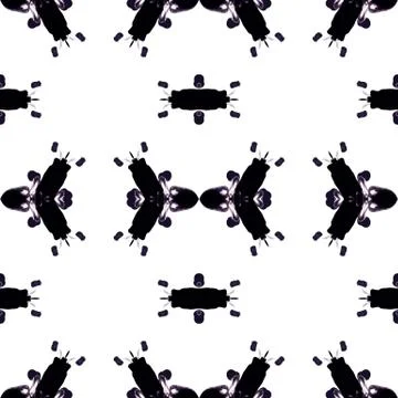 Abstract kaleidoscopic pattern Illustrazione stock
