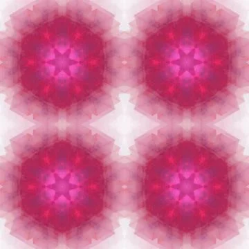 Abstract kaleidoscopic pattern Illustrazione stock