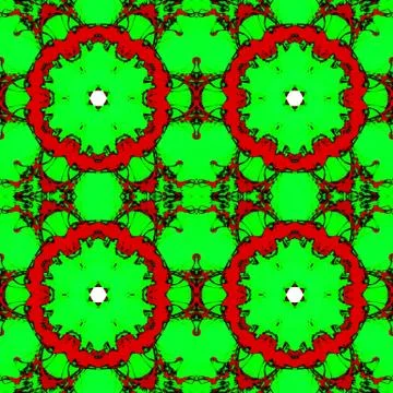 Abstract kaleidoscopic pattern Stock Illustration