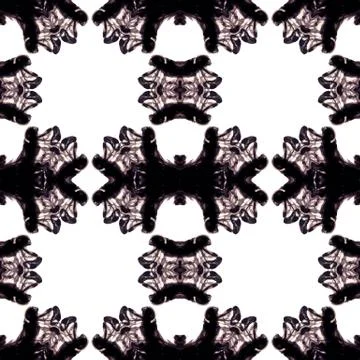 Abstract kaleidoscopic pattern Stock Illustration