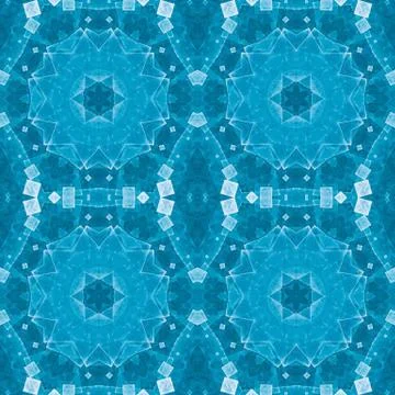 Abstract kaleidoscopic pattern Illustrazione stock