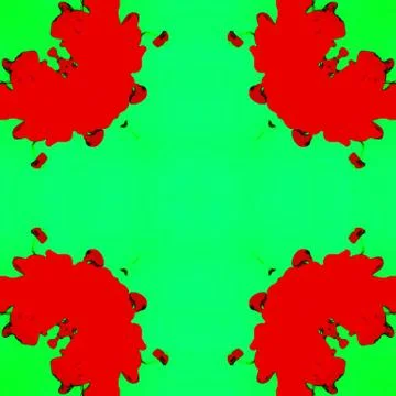 Abstract kaleidoscopic pattern Illustrazione stock