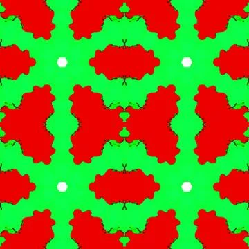 Abstract kaleidoscopic pattern Stock Illustration