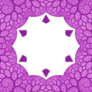 Abstract kaleidoscopic pattern Stock Illustration