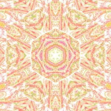 Abstract kaleidoscopic pattern 스톡 일러스트