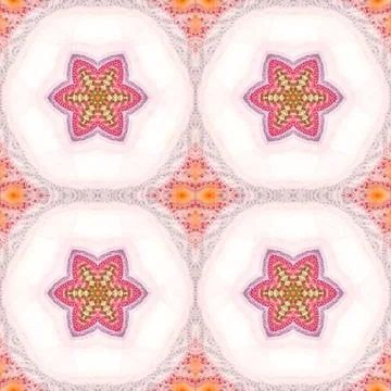 Abstract kaleidoscopic pattern 스톡 일러스트
