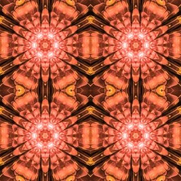 Abstract kaleidoscopic pattern 스톡 일러스트