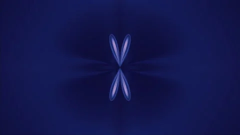 Abstract kaleidoscopic pattern with a metallic surface loop animation. 3d render Stock Footage 168234360