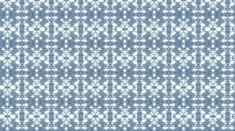 Abstract kaleidoscopic pattern with shining sparkles on blue water surface. Vídeo Stock 47055618