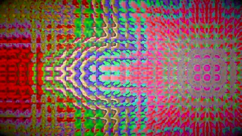 Abstract kaleidoscopic pattern with vibrant colors Stock Footage 318799107