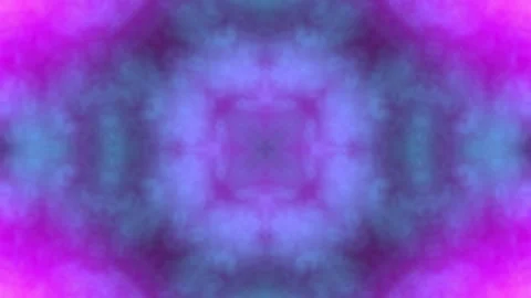 Abstract kaleidoscopic patterns in magenta and teal with subtle motion Stock Footage 341375722