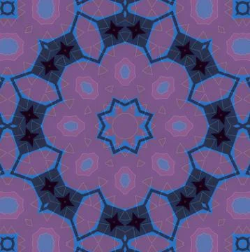 Abstract kaleidoscopic purple texture 스톡 일러스트