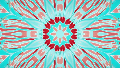 Abstract kaleidoscopic seamless looping motion graphics Video stock 167570416