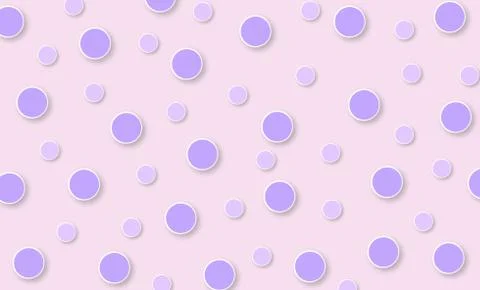 Abstract kawaii pattern Circle background. Soft gradient pastel. Stock Illustration