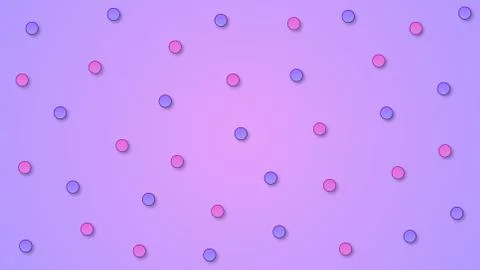 Abstract kawaii pattern Circle background. Soft gradient pastel. イラスト素材