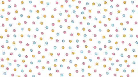 Abstract kawaii pattern Circle background. Soft gradient pastel. Stock Illustration
