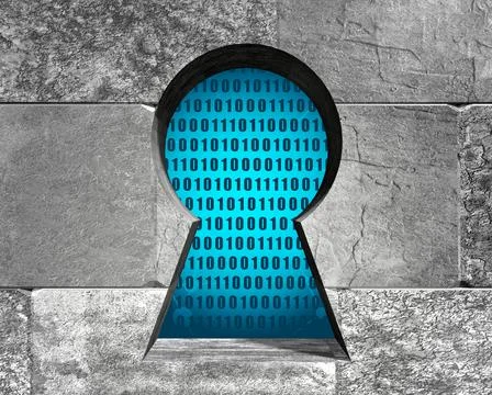 Abstract key hole Illustration