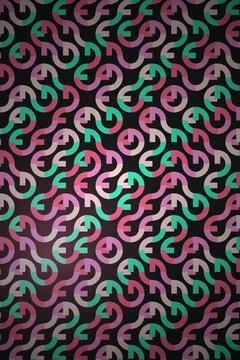 Abstract Key Pattern Dark Background Stock Illustration