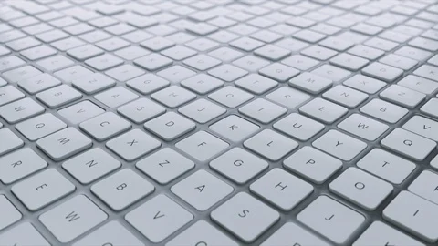 Abstract Keyboard Move, 3d Animation 4k Stock Footage 123164850