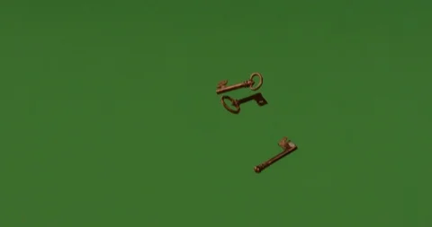 Abstract keys key falling floating to the ground in slow motion 스톡 동영상 104314614