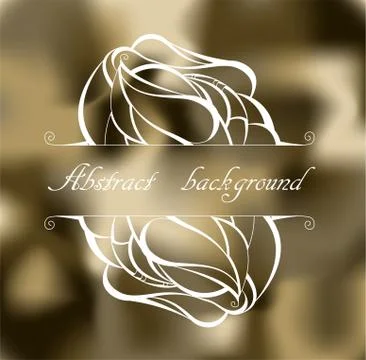 Abstract khaki background with pattern. Illustrazione stock