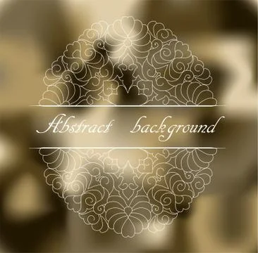 Abstract khaki background with pattern. Stock Illustration