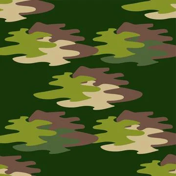 Abstract khaki pattern for cloth design. Seamless fashion wallpaper. Grunge f Stock Illustration
