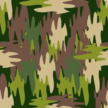 Abstract khaki pattern for cloth design. Seamless fashion wallpaper. Grunge f Stock Illustration