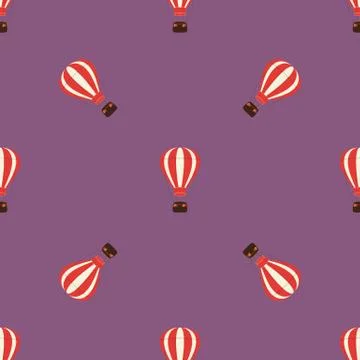 Abstract Kids seamless pattern background with balloon.  Illustration Stockillustratie