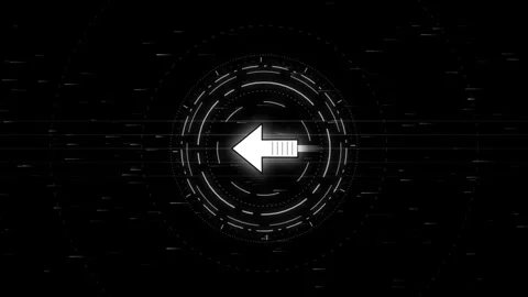 Abstract Kinetic Quantum Vector Accelerator 4K Seamless Motion Loop Stock Footage 343698940