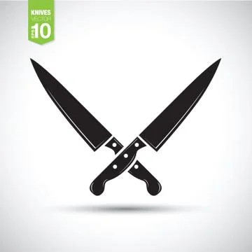 Abstract knife Illustrazione stock