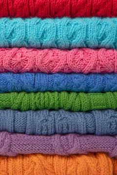 Abstract knitted background Stock Photos