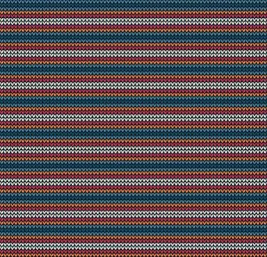 Abstract Knitted Pattern Background Stock Illustration