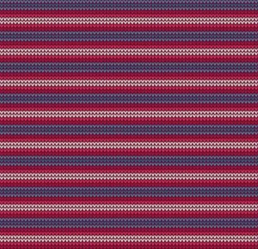 Abstract Knitted Pattern Background Stock Illustration