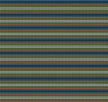 Abstract Knitted Pattern Background Stock Illustration
