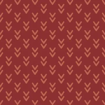 Abstract Knitwork braids seamless pattern. Sweater texture on red color Stock Illustration