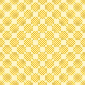 Abstract knot seamless pattern ecru white Stock Illustration