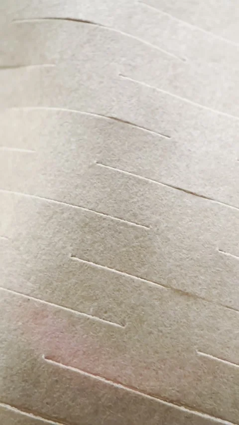 Abstract Kraft Paper Texture With Layered Slit Pattern Stock Footage 334620331