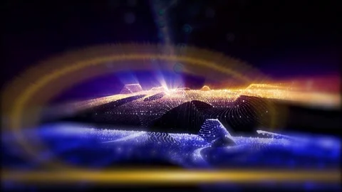 Abstract landscape 2 Stock Footage 303216492