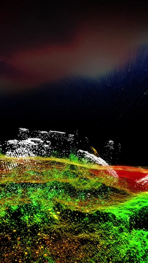 Abstract landscape 2 Stock Footage 303274303