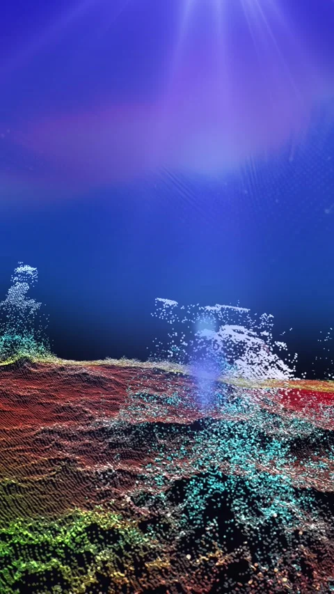 Abstract landscape 2 Stock Footage 303274802