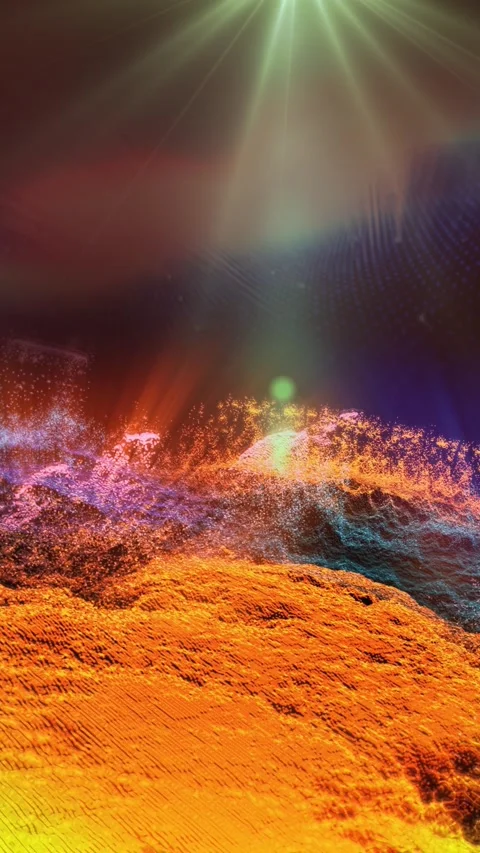 Abstract landscape 2 Stock Footage 303274863
