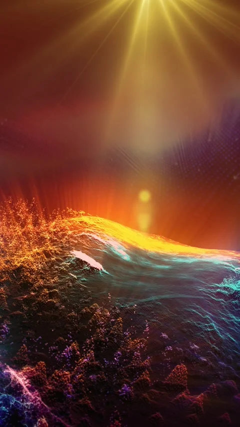 Abstract landscape 2 Stock Footage 303275676