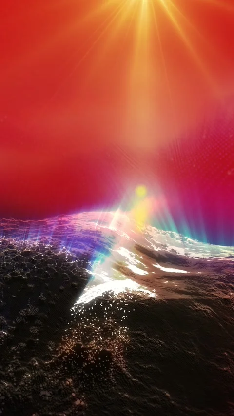 Abstract landscape 2 Stock Footage 303276197