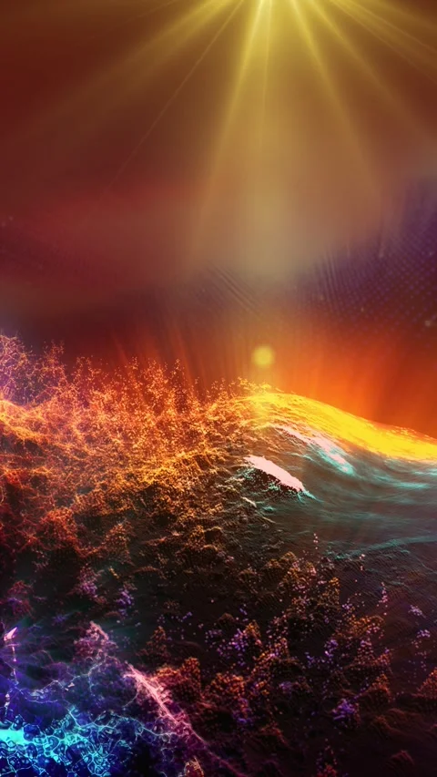 Abstract landscape 2 Stock Footage 303276220