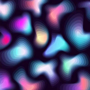 Abstract landscape background with dynamic shapes Stock Illustration