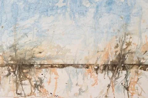 Abstract Landscape Background Stock Illustration